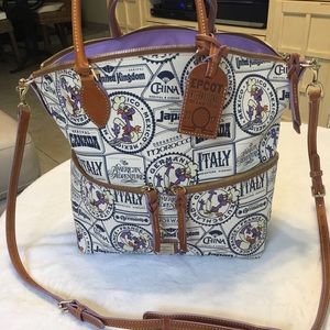Dooney & Bourke large Disney Epcot Satchel